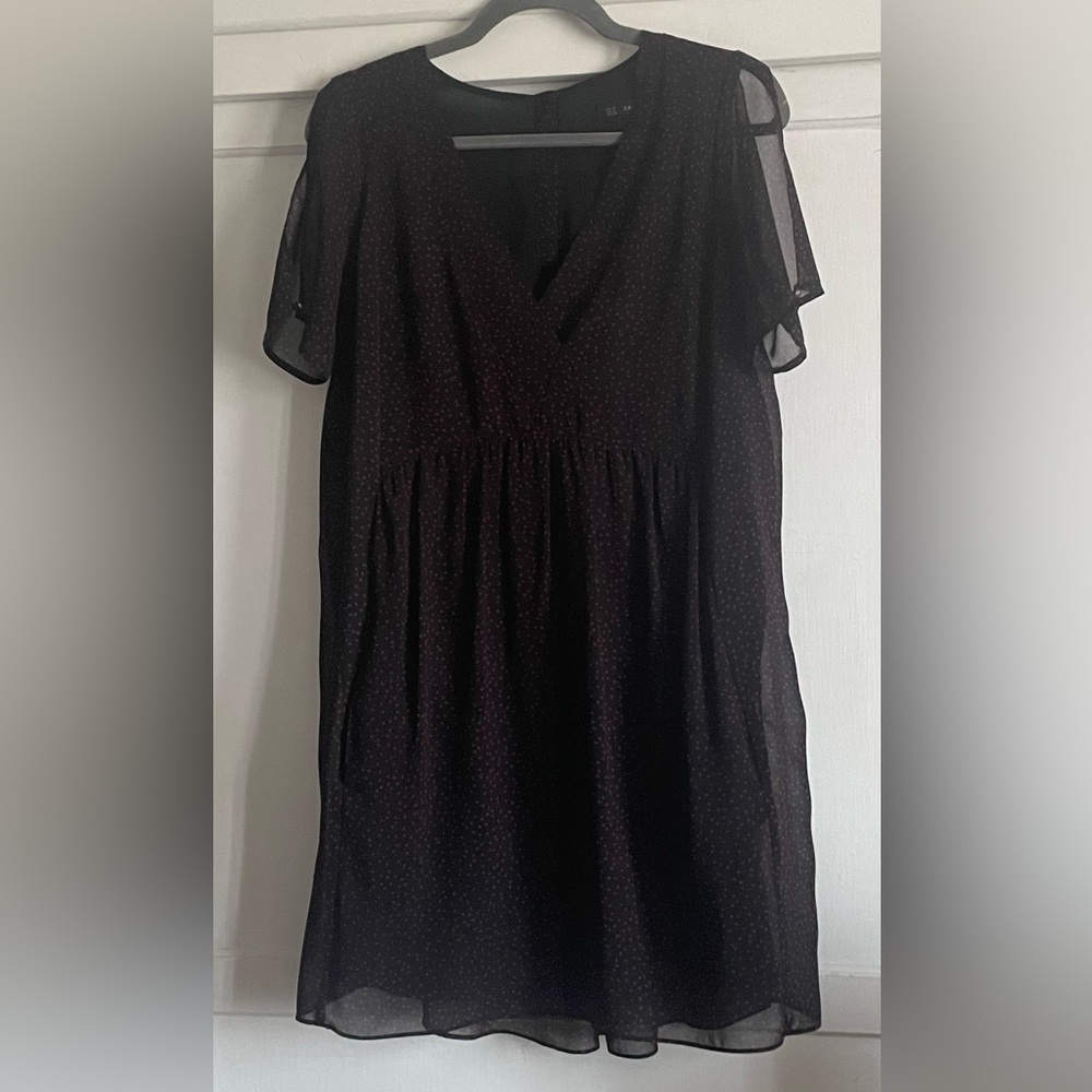 Zara Basic Star Print Dress. Pre-Owned. - Picture 4 of 9